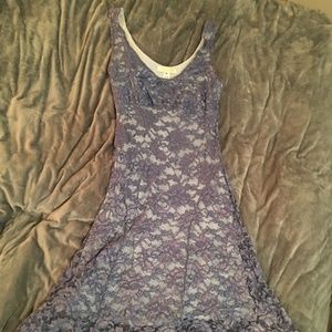 Vintage Lace Overlay Dress